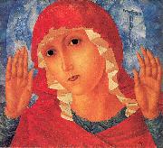 Our Lady- Tenderness of Cruel Hearts Petrov-Vodkin, Kozma